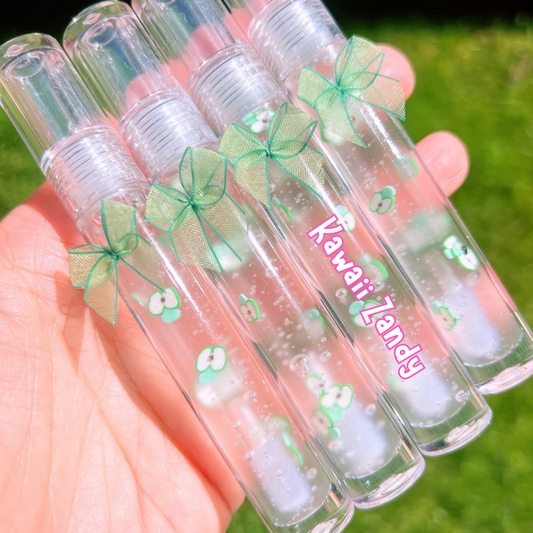 Green Apple Lip Gloss Fruity Lip Jelly