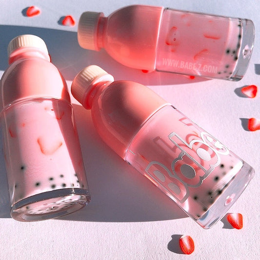 Pink Drink Strawberry Boba Lip gloss